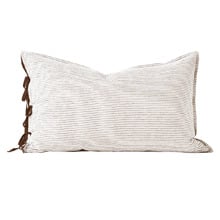 Chambray Mini Stripe Linen & Cotton Standard Pillowcase